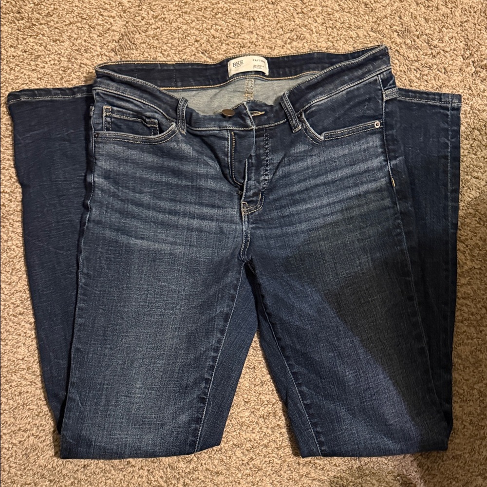 BKE Payton Women's Dark Blue Straight Cut Jeans